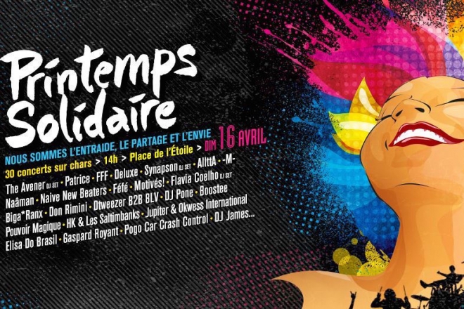Printemps Solidaire réunit 30 artistes en plein coeur de Paris ce dimanche