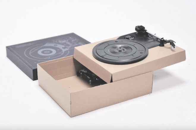 SpinBox, le tourne-disque portable à monter soi-même.