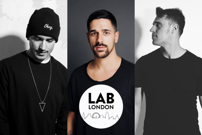Cuartero, Hector Couto & German Brigante dans le Lab LDN